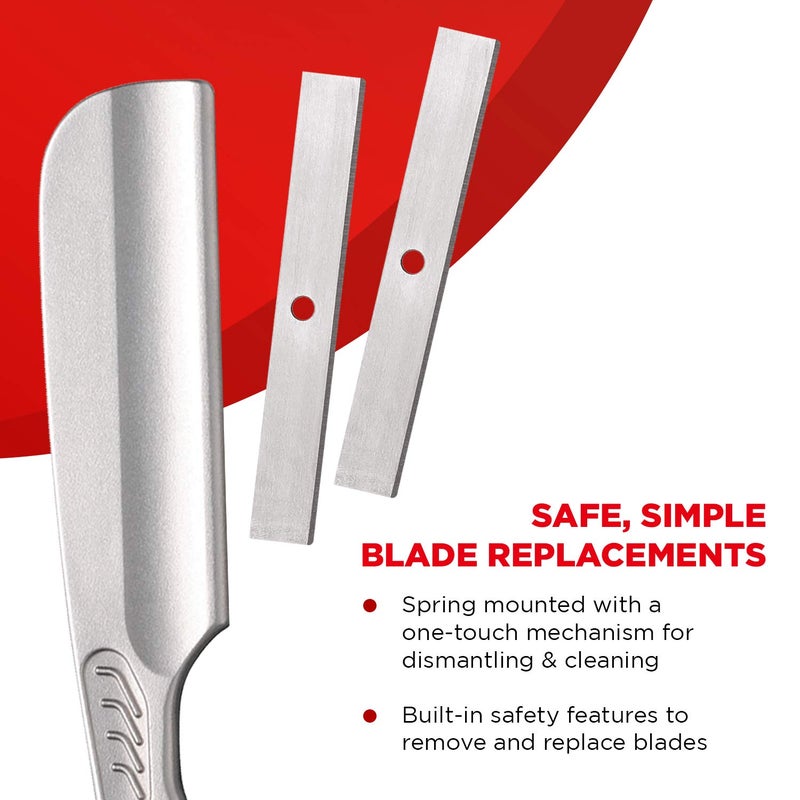 Feather Artist Club Wine SS Folding Handle Razor - Image 4